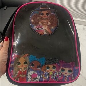 L.O.L. Surprise! Doll Backpack - Black and Pink